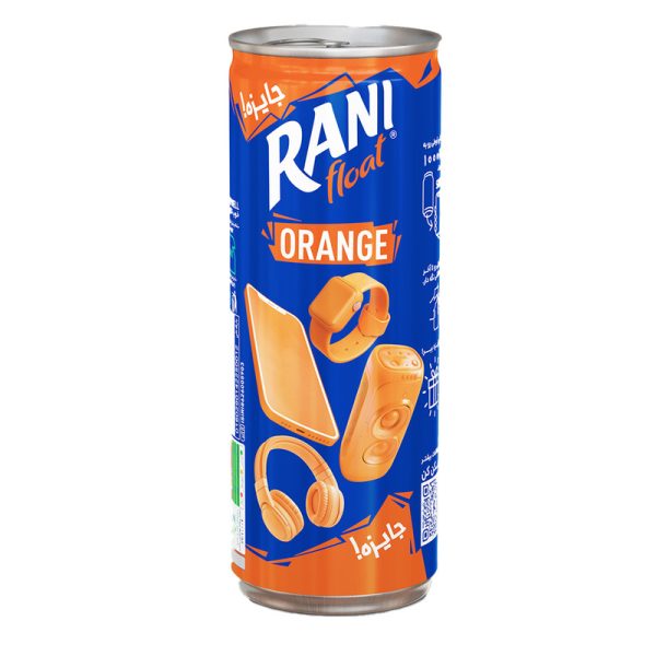 H-نوشیدنی پرتقال حاوی تیکه های میوه رانی