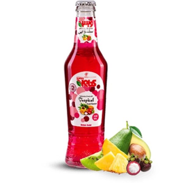 H-نوشیدنی استوایی گازدار ساندیس حجم 300 میلی لیتر